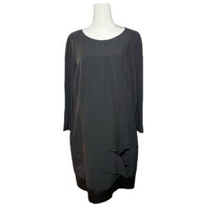 See by Chloe Long Sleeve Black Sheath Dress